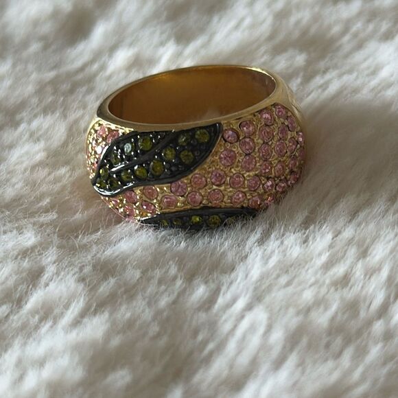 Vintage Crystal Cocktail Ring! - Picture 1 of 8